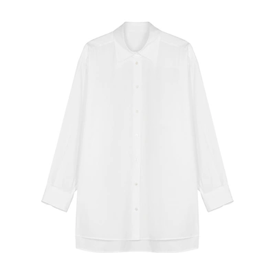 Shop The Row Luka White Cotton Shirt