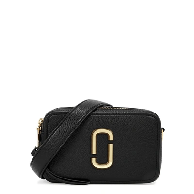 Shop Marc Jacobs The The Softshot 21 Black Leather Cross-body Bag