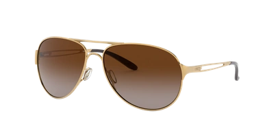 Shop Oakley Woman Sunglasses Oo4054 Caveat™ In Dark Brown Gradient