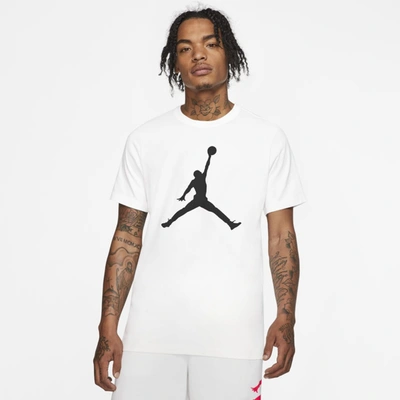 Shop Jordan Men's  Jumpman T-shirt In White