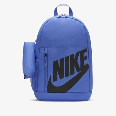 Shop Nike Elemental Kids' Backpack (20l) In Blue