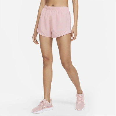 Shop Nike Tempo Women's Running Shorts In Pink Glaze,wolf Grey