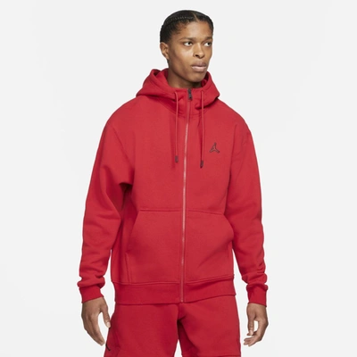 Jordan Men's Dri-fit Air Fleece Full-zip Hoodie In Red | ModeSens
