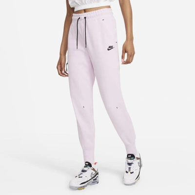 Shop Nike Sportswear Tech Fleece Women's Pants In Regal Pink,black