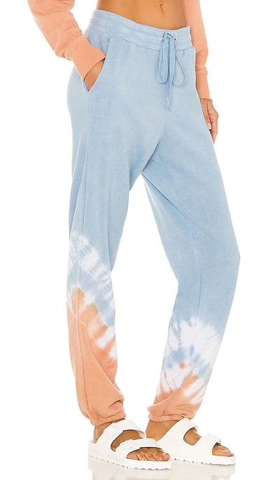 Shop Michael Stars Ray Relaxed Jogger In Baby Blue