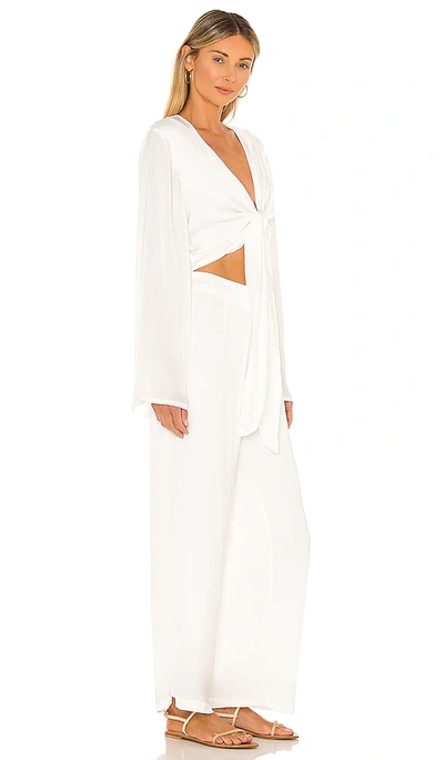 Sndys Pluto Jumpsuit In White