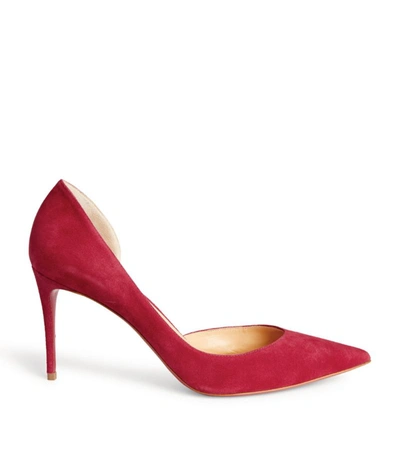 Shop Christian Louboutin Iriza Veau Velours Pumps 85 In Red