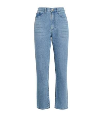 Shop Partow Mika Slim High-rise Jeans In Blue