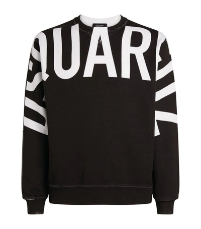 Shop Dsquared2 Bold Logo Sweatshirt In Black