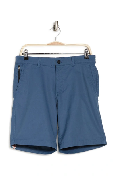 Shop Copper & Oak Midway Shorts In Vintage Blue