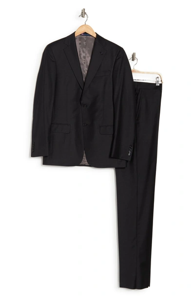 Shop Hart Schaffner Marx New York Fit Solid Wool Suit In Charcoal