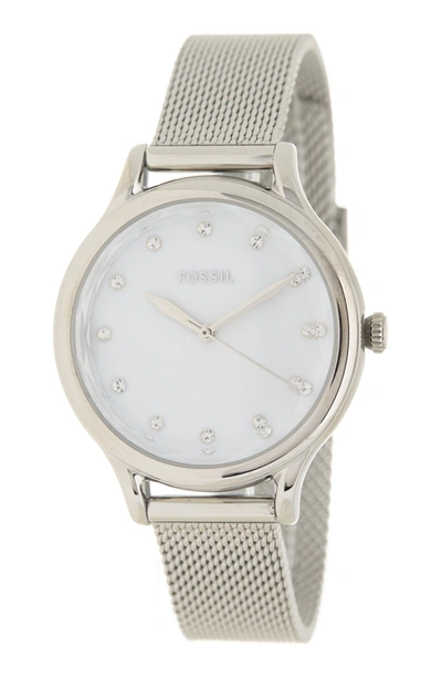 Shop Fossil Laney Three Hand Bracelet Watch, 34mm