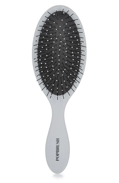 Shop Popbrush Detangler Hair Brush In Grey