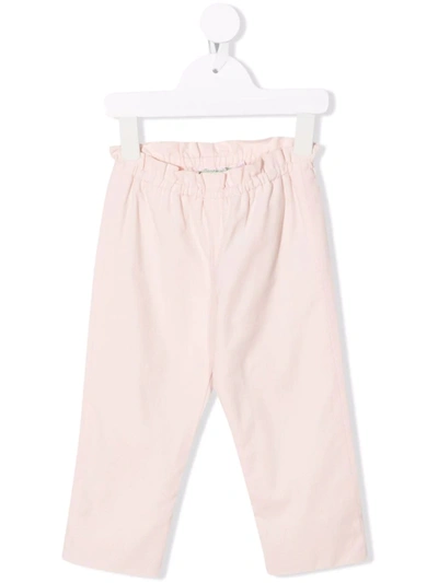 Shop Bonpoint Tweety Elasticated-waist Trousers In Pink
