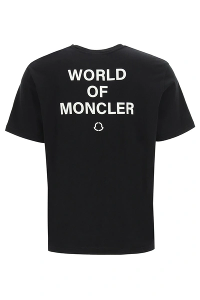 Shop Moncler X Fragment Logo T-shirt In Black