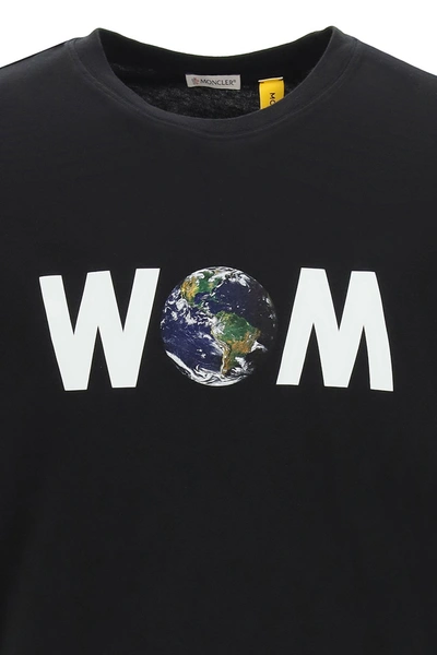 Shop Moncler X Fragment Logo T-shirt In Black