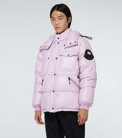 Shop Moncler Genius 7 Moncler Frgmt Hiroshi Fujiwara Anthemyx Down-filled Jacket In 紫色