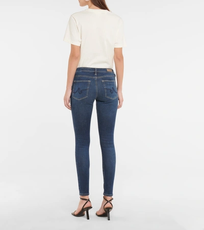 Shop Ag Farrah High-rise Skinny Jeans In Blue