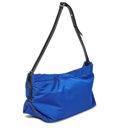 Shop Alexander Mcqueen The Bundle Medium Shoulder Bag In Blue