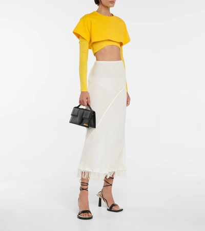 Jacquemus Le Bambino Small Leather Shoulder Bag In Black