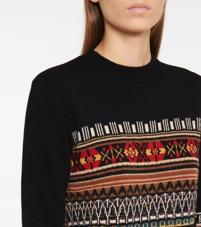 Shop Etro Wool-blend Sweater In Multicoloured