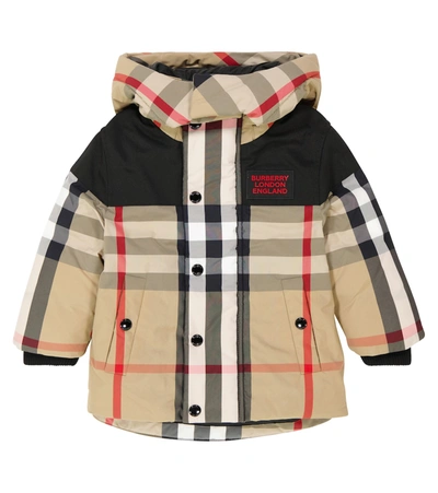 Burberry Babies' Archive Beige Chrissy Logo-patch Nylon Coat 6-24 Months 6  Months | ModeSens