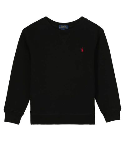 Shop Polo Ralph Lauren Cotton-blend Sweatshirt In 黑色