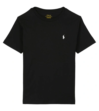 Polo Ralph Lauren Ralph Lauren Kids T-shirt Con Ricamo Polo Pony In 黑色