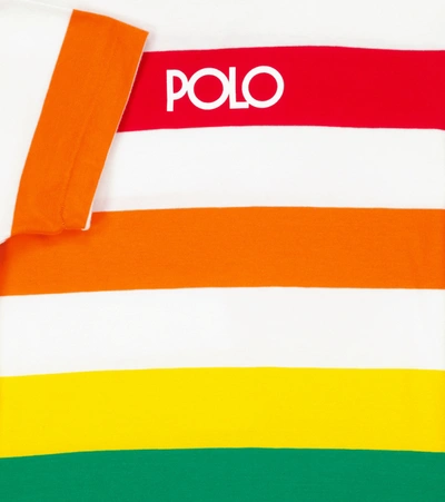 Shop Polo Ralph Lauren Striped Cotton T-shirt In 彩色