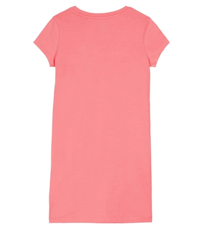 Shop Polo Ralph Lauren Cotton T-shirt Dress In 粉红色