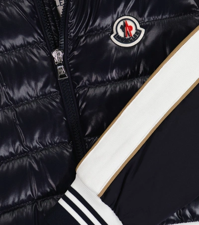 Shop Moncler Bilheran Bomber Jacket In 白色