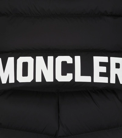 Shop Moncler Baby Guroshe Quilted Down Snowsuit In 黑色
