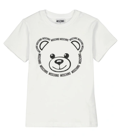 Shop Moschino Teddy-printed T-shirt In 白色