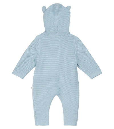 Shop Stella Mccartney Baby Stretch-cotton Onesie In 蓝色