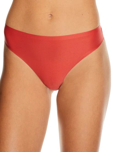 Shop Chantelle Soft Stretch Thong In Spice