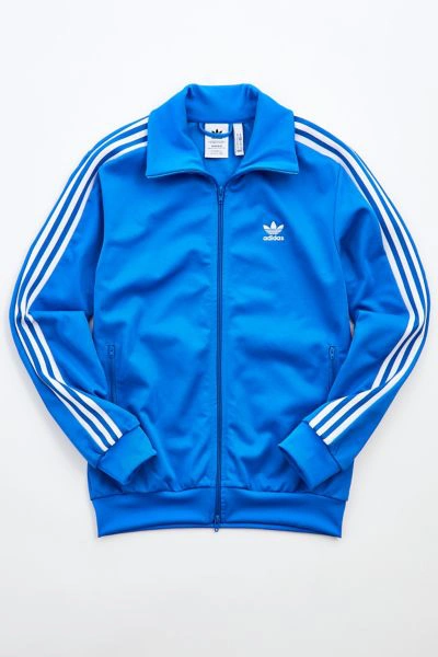 Shop Adidas Originals Beckenbauer Track Jacket In Blue