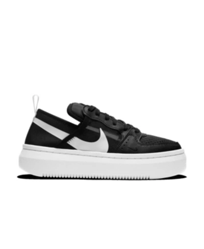 Shop Nike Women's Court Vision Alta Casual Sneakers From Finish Line In Black, White