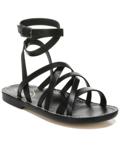 Shop Sam Edelman Meriai Strappy Sandals In Black