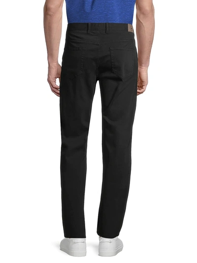 Shop Peter Millar Ultimate Sateen Five-pocket Pant In Black