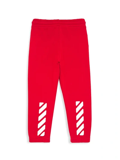 OFF-WHITE LITTLE KID'S & KID'S ROUNDED LOGO SWEATPANTS 400014735133