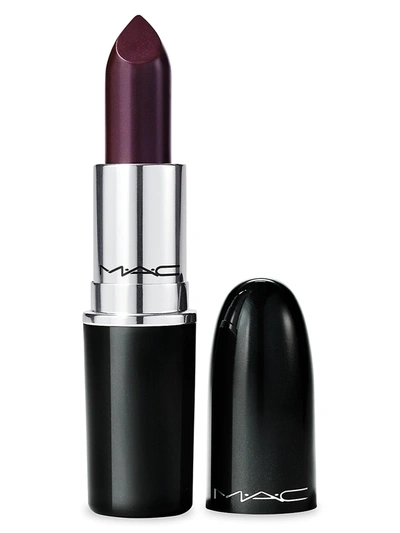 Shop Mac Women's Lustreglass Sheer-shine Lipstick In Succumb To Plum