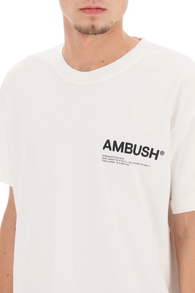 Shop Ambush T-shirt Workshop In White