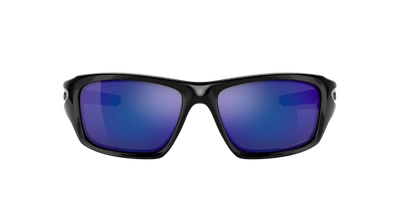 Shop Oakley Man Sunglass Oo9236 Valve® In Deep Blue Iridium Polarized