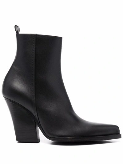 Magda Butrym Cowboy Boots In Schwarz