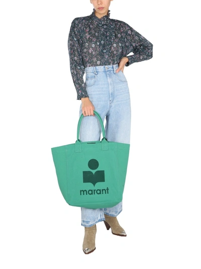 Shop Isabel Marant Étoile "pamias" Shirt In Green