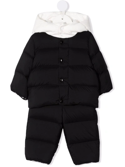 Shop Moncler Two Piece Snowsuit In Black