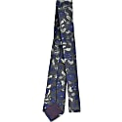 Lords Of Harlech Lotus Charcoal Tie In Charcoal