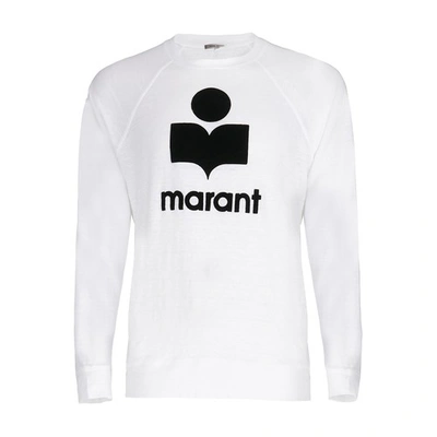 Shop Isabel Marant Kieffer Long Sleeve T-shirt In White