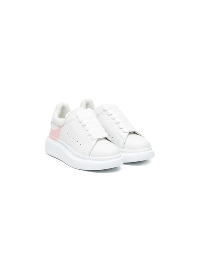 Shop Alexander Mcqueen Oversized Lace-up Sneakers In White