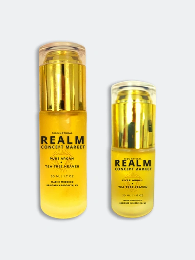 Shop Realm Concept Market Tea Tree Heaven Argan Oil